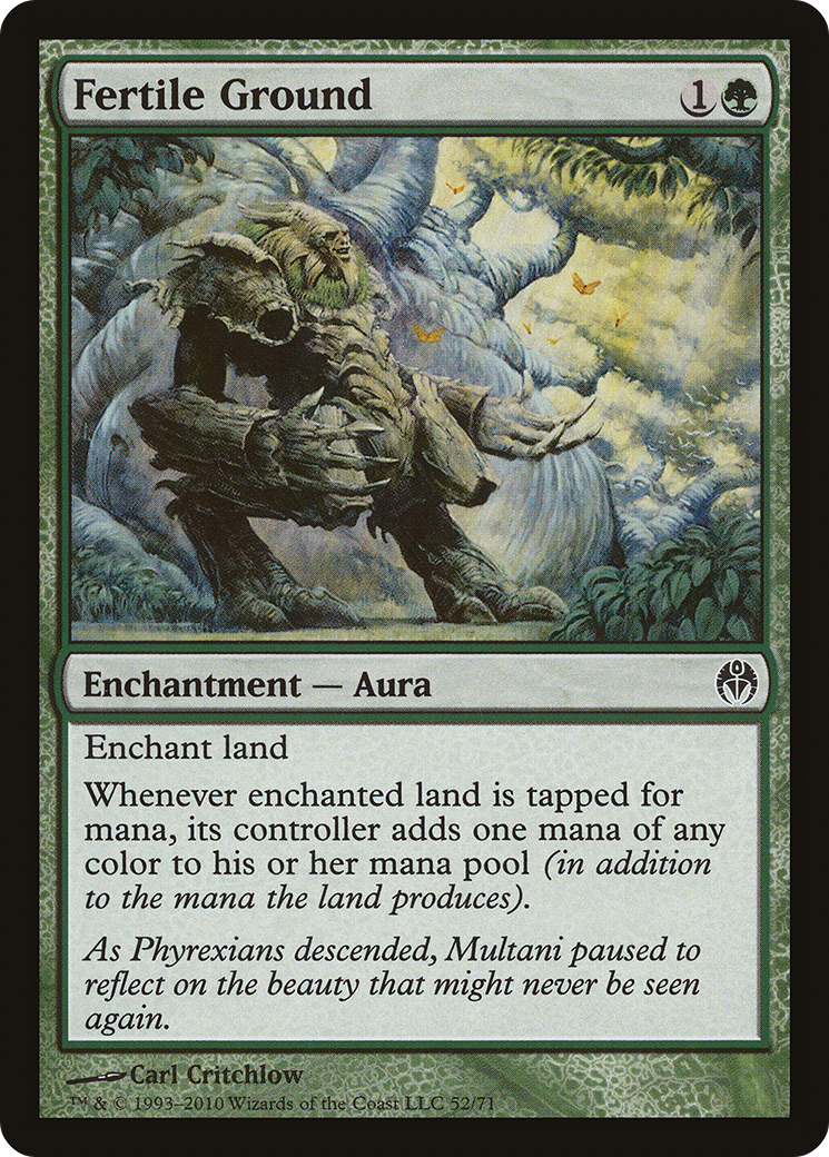 Fertile Ground (DDE-052) [Misc] Duel Decks: Phyrexia vs. the Coalition MTG Single Wizards of the Coast
