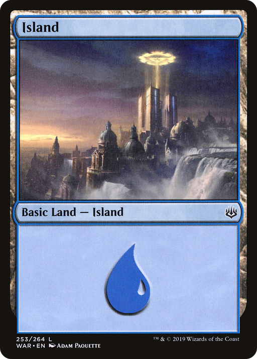 Island (WAR-253) [War of the Spark] MTG Single Wizards of the Coast