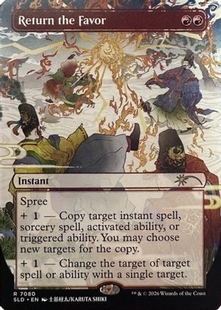 Return the Favor (SLD-7080) [Secret Lair] Drop Series Foil MTG Single Wizards of the Coast