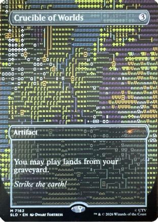 Crucible of Worlds (7162) (SLD-7162) [Secret Lair] Drop Series Foil MTG Single Wizards of the Coast