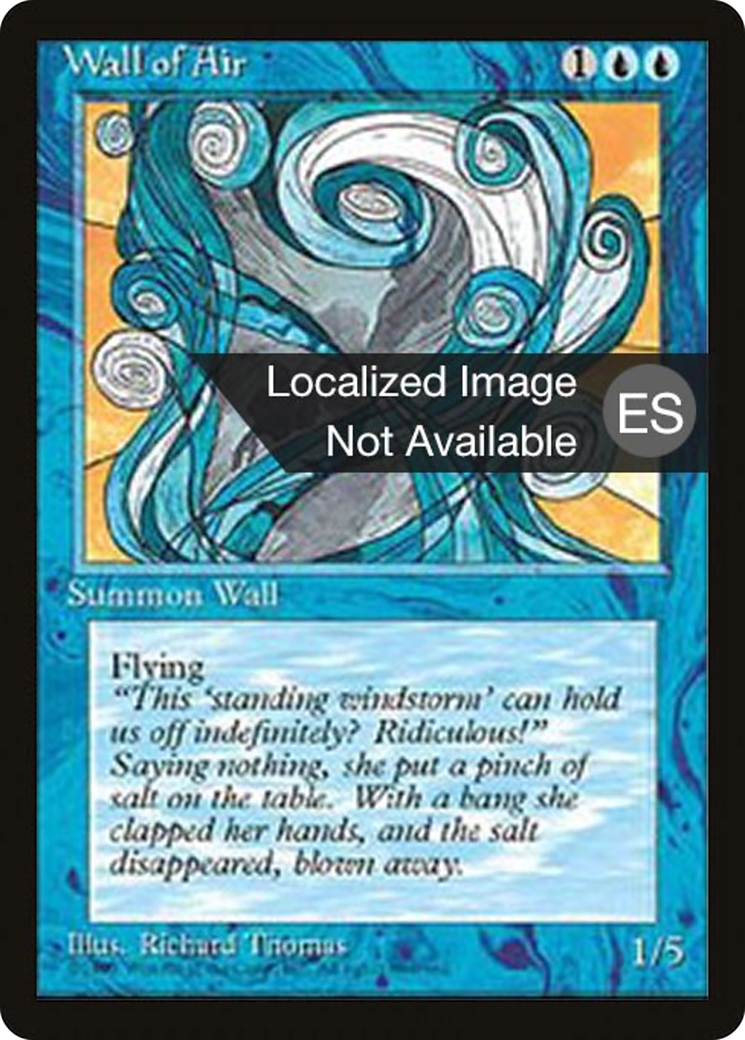 Wall of Air (4BB-113) [Fourth Edition Foreign Black Border] MTG Single Wizards of the Coast