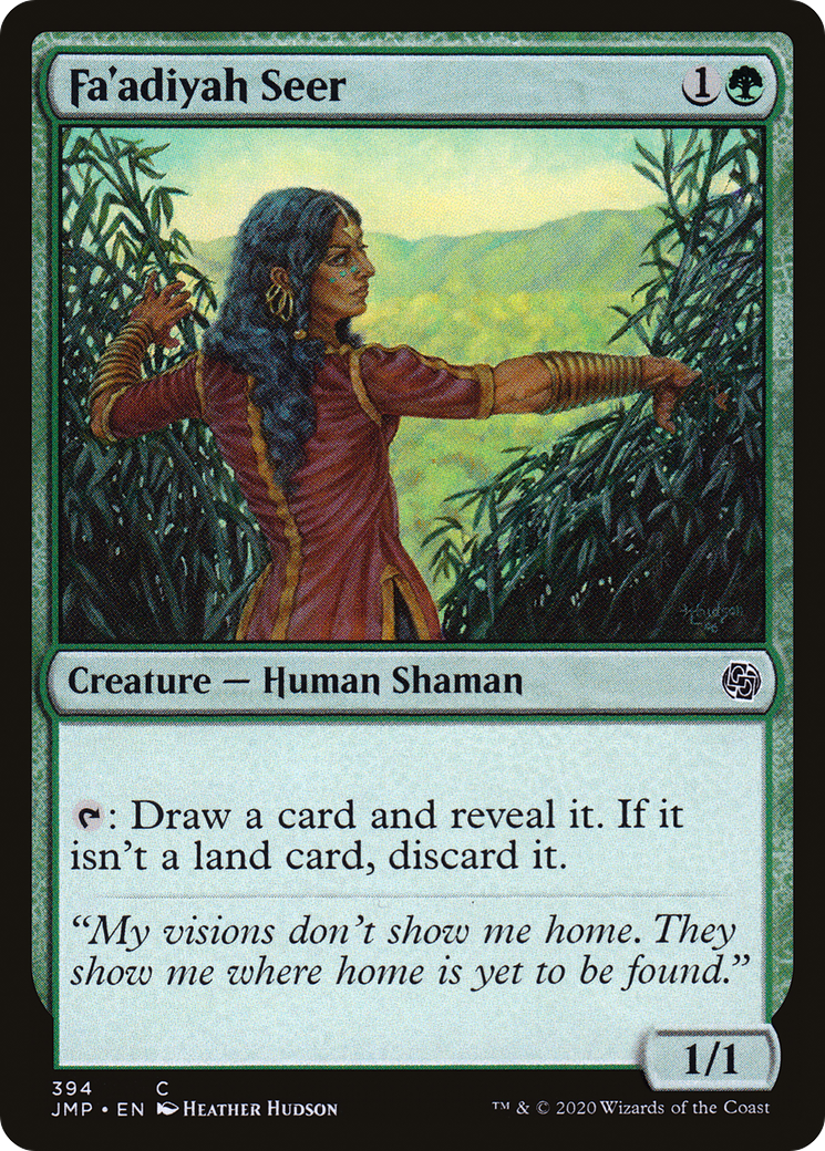 Fa'adiyah Seer (JMP-394) [Jumpstart] MTG Single Wizards of the Coast