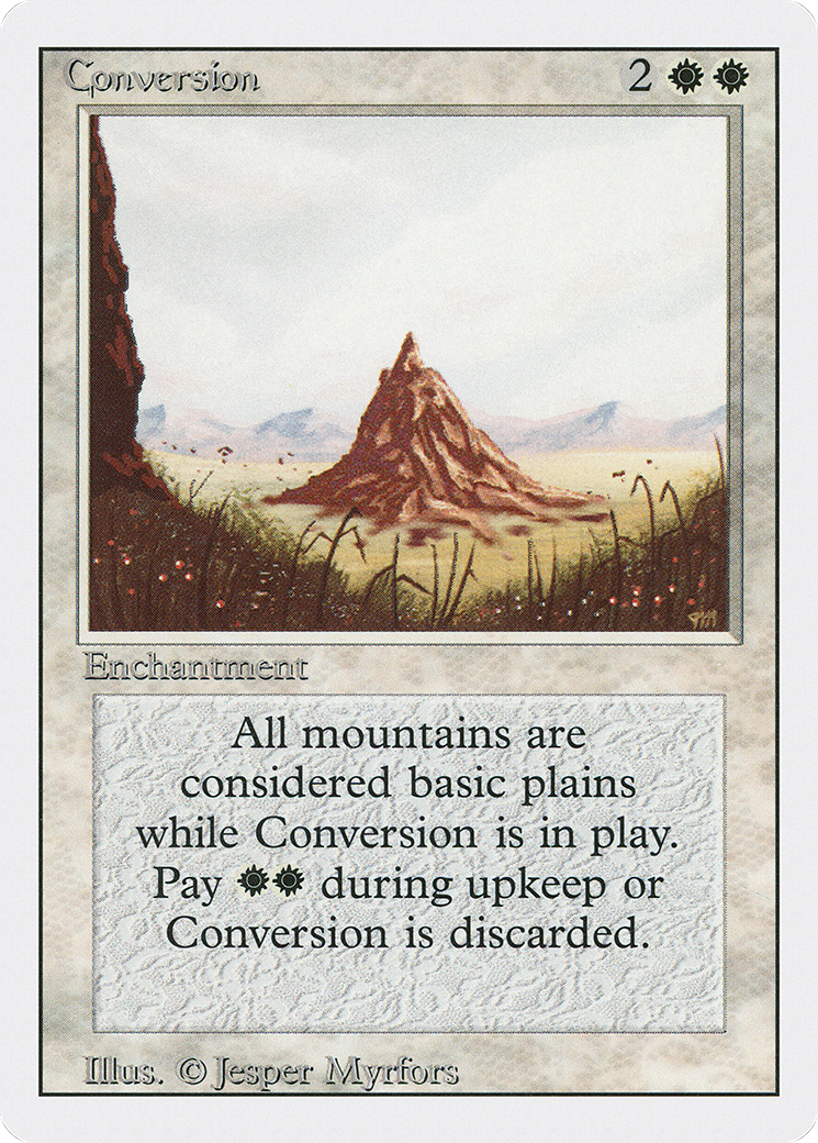Conversion (3ED-014) [Revised Edition] MTG Single Wizards of the Coast