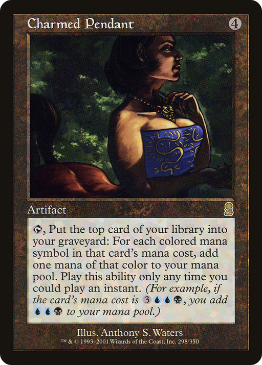 Charmed Pendant (ODY-298) [Odyssey] MTG Single Wizards of the Coast
