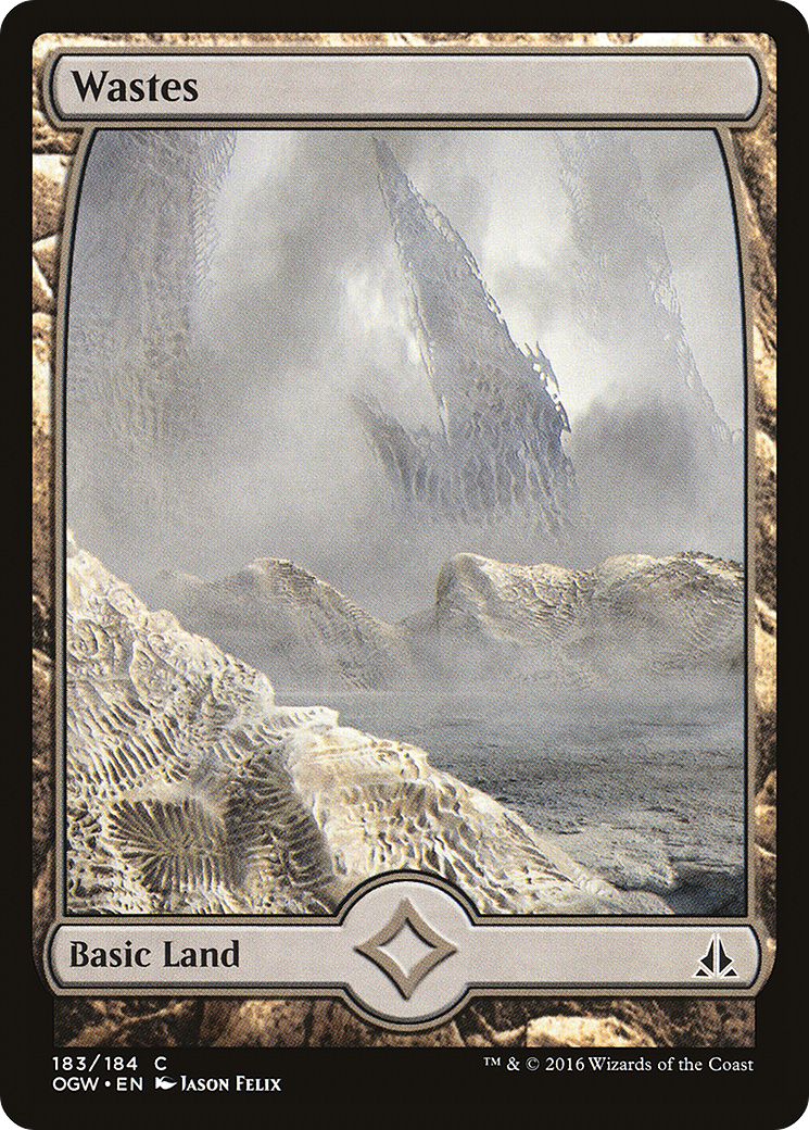 Wastes (183) - Full Art (OGW-183) [Oath of the Gatewatch] Foil MTG Single Wizards of the Coast