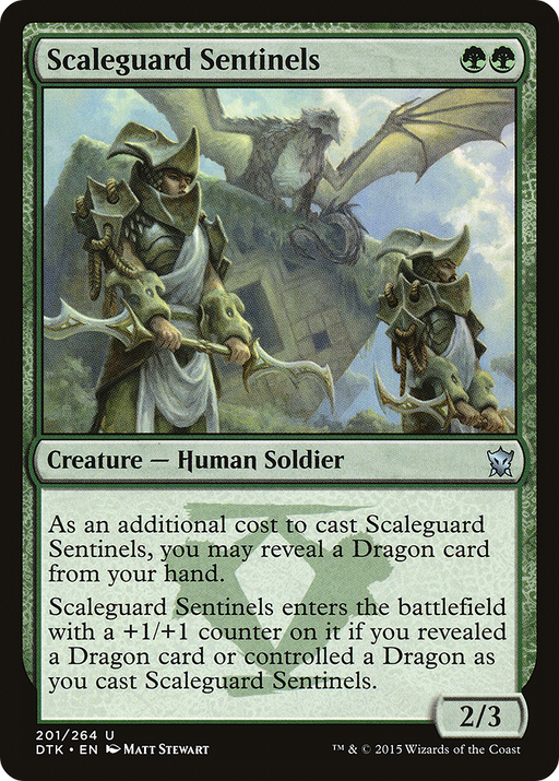 Scaleguard Sentinels (DTK-201) [Dragons of Tarkir] MTG Single Wizards of the Coast