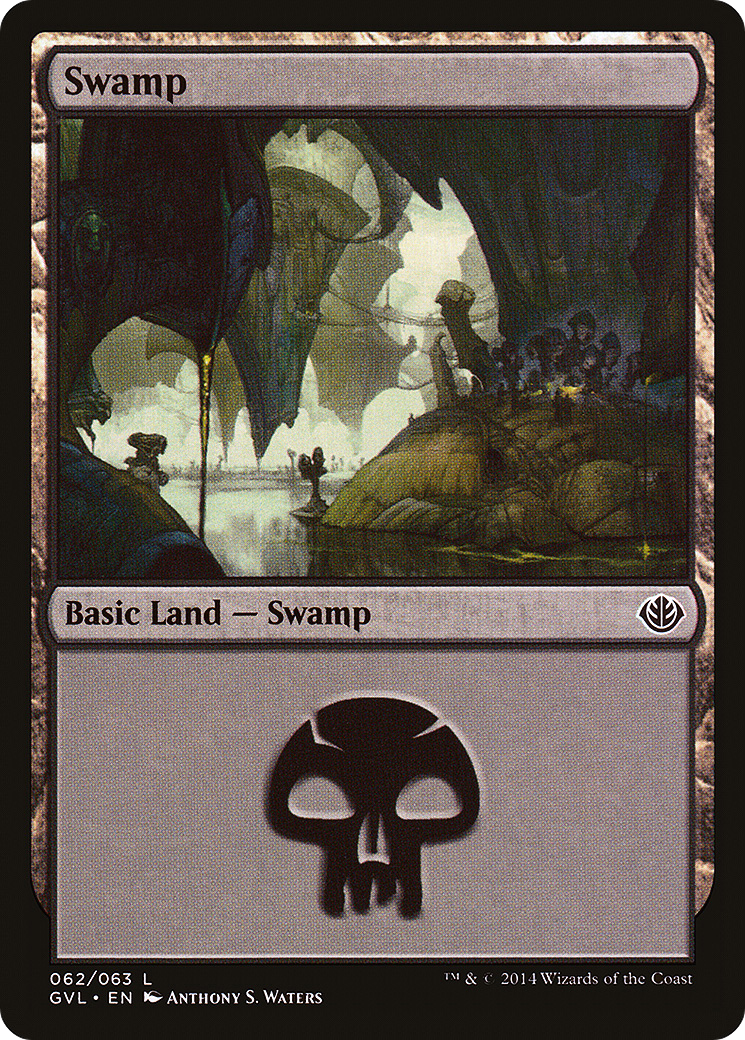 Swamp (DD3-062) [Misc] Duel Decks Anthology: Garruk vs. Liliana MTG Single Wizards of the Coast