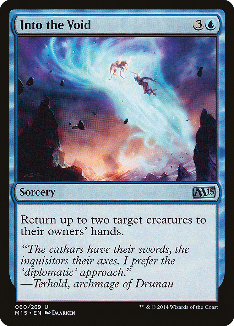 Into the Void (M15-060) [Magic 2015] Foil MTG Single Wizards of the Coast