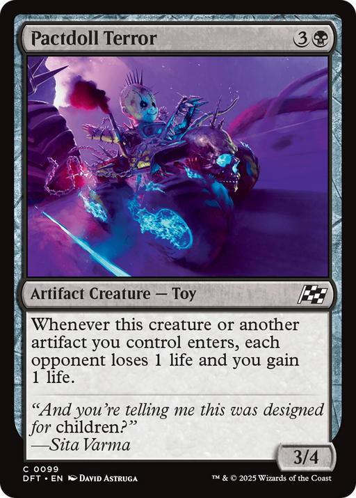 Pactdoll Terror (DFT-099) [Aetherdrift] MTG Single Wizards of the Coast