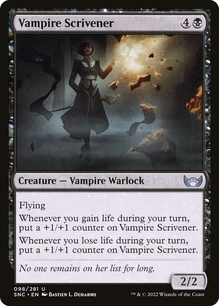 Vampire Scrivener (SNC-098) [Streets of New Capenna] MTG Single Wizards of the Coast