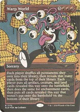 Warp World (SLD-7172) [Secret Lair] Drop Series Foil MTG Single Wizards of the Coast