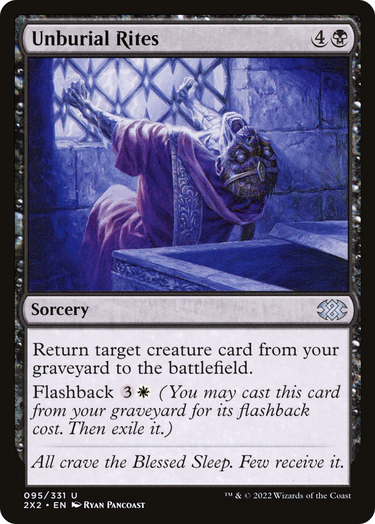 Unburial Rites (2X2-095) [Double Masters 2022] MTG Single Wizards of the Coast