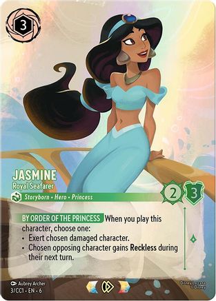 Jasmine - Royal Seafarer (3) [Disney Lorcana Promo Cards] Holofoil Lorcana Single Disney