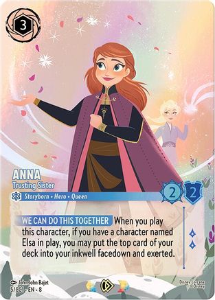 Anna - Trusting Sister (5) [Disney Lorcana Promo Cards] Holofoil Lorcana Single Disney