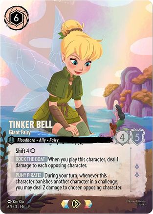 Tinker Bell - Giant Fairy (6/CC1) (6) [Disney Lorcana Promo Cards] Holofoil Lorcana Single Disney