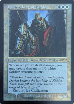 Darien, King of Kjeldor (SLD-7135) [Secret Lair] Drop Series Foil MTG Single Wizards of the Coast