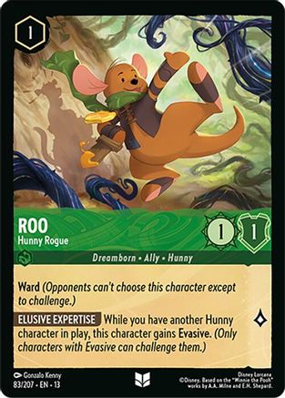 Roo - Hunny Rogue (83/204) [Attack of the Vine] Cold Foil Lorcana Single Disney