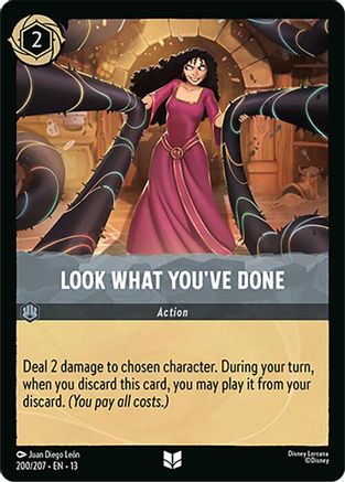 Look What You've Done (200/204) [Attack of the Vine] Lorcana Single Disney