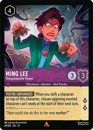 Ming Lee - Overprotective Parent (49/204) [Attack of the Vine] Cold Foil Lorcana Single Disney