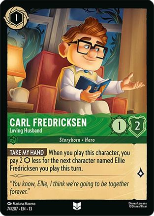 Carl Fredricksen - Loving Husband (74/204) [Attack of the Vine] Lorcana Single Disney