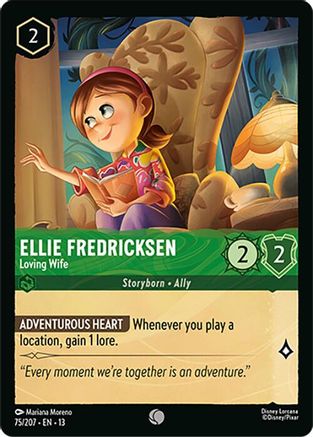 Ellie Fredricksen - Loving Wife (75/204) [Attack of the Vine] Lorcana Single Disney