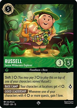 Russell - Senior Wilderness Explorer (79/204) [Attack of the Vine] Lorcana Single Disney