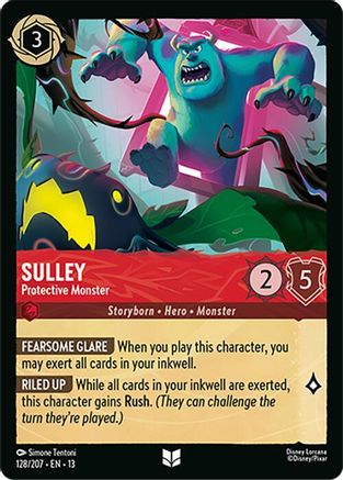 Sulley - Protective Monster (128/204) [Attack of the Vine] Cold Foil Lorcana Single Disney