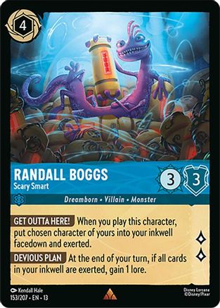 Randall Boggs - Scary Smart (153/204) [Attack of the Vine] Lorcana Single Disney