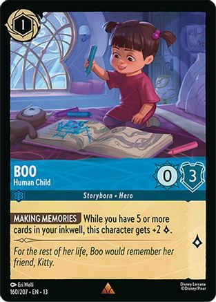 Boo - Human Child (160/204) [Attack of the Vine] Lorcana Single Disney