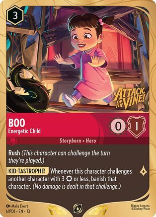 Boo - Energetic Child (6) [Disney Lorcana Promo Cards] Holofoil Lorcana Single Disney