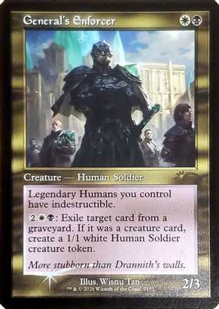 General's Enforcer (SLD-7152) [Secret Lair] Drop Series Foil MTG Single Wizards of the Coast