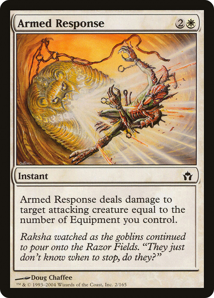 Armed Response (5DN-002) [Fifth Dawn] Foil MTG Single Wizards of the Coast