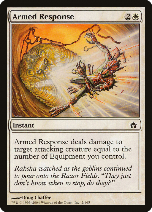Armed Response (5DN-002) [Fifth Dawn] MTG Single Wizards of the Coast
