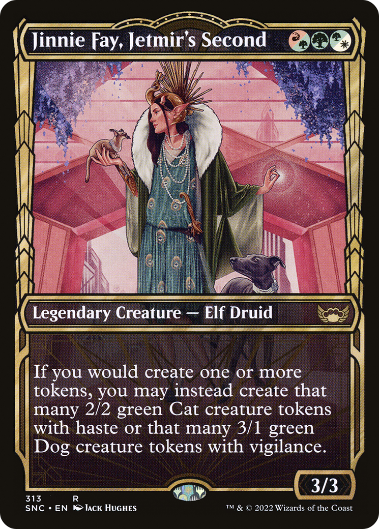 Jinnie Fay, Jetmir's Second (SNC-313) [Streets of New Capenna] (Showcase) MTG Single Wizards of the Coast