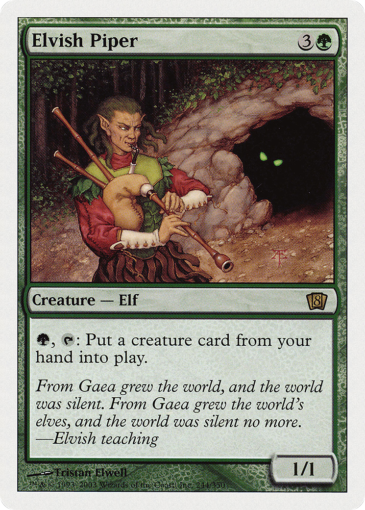 Elvish Piper (8ED-244) [8th Edition] Foil MTG Single Wizards of the Coast