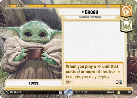 Grogu - Charming Companion (Hyperspace) (282) [Ashes of the Empire] Star Wars: Unlimited Single Disney