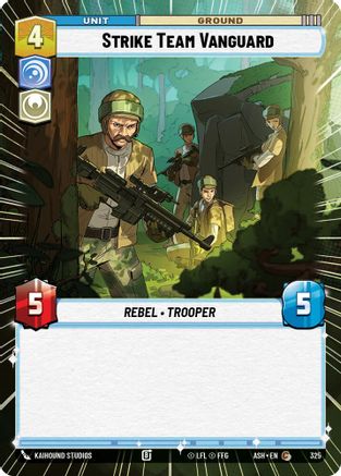 Strike Team Vanguard (Hyperspace) (325) [Ashes of the Empire] Star Wars: Unlimited Single Disney