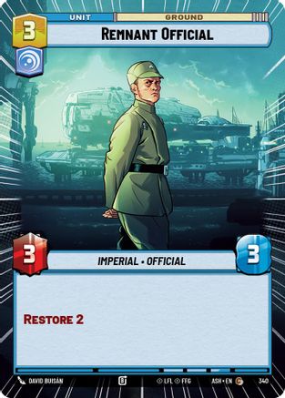 Remnant Official (Hyperspace) (340) [Ashes of the Empire] Star Wars: Unlimited Single Disney