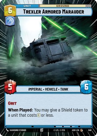 Trexler Armored Marauder (Hyperspace) (346) [Ashes of the Empire] Star Wars: Unlimited Single Disney