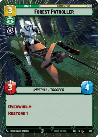 Forest Patroller (Hyperspace) (360) [Ashes of the Empire] Star Wars: Unlimited Single Disney