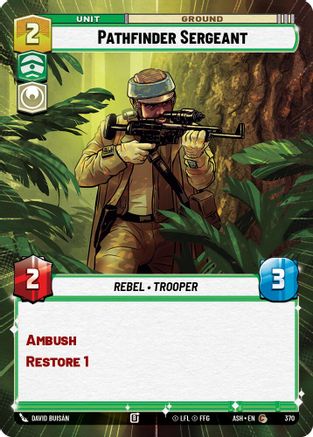 Pathfinder Sergeant (Hyperspace) (370) [Ashes of the Empire] Star Wars: Unlimited Single Disney