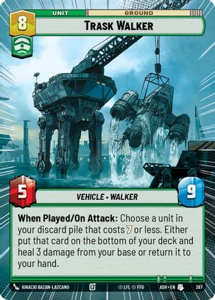 Trask Walker (Hyperspace) (397) [Ashes of the Empire] Star Wars: Unlimited Single Disney