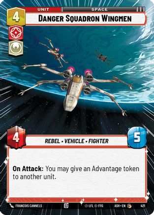 Danger Squadron Wingmen (Hyperspace) (421) [Ashes of the Empire] Star Wars: Unlimited Single Disney