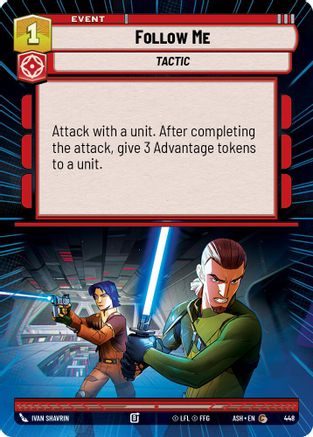 Follow Me (Hyperspace) (448) [Ashes of the Empire] Star Wars: Unlimited Single Disney