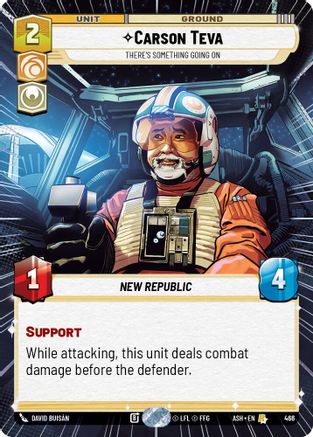 Carson Teva - There's Something Going On (Hyperspace) (466) [Ashes of the Empire] Star Wars: Unlimited Single Disney