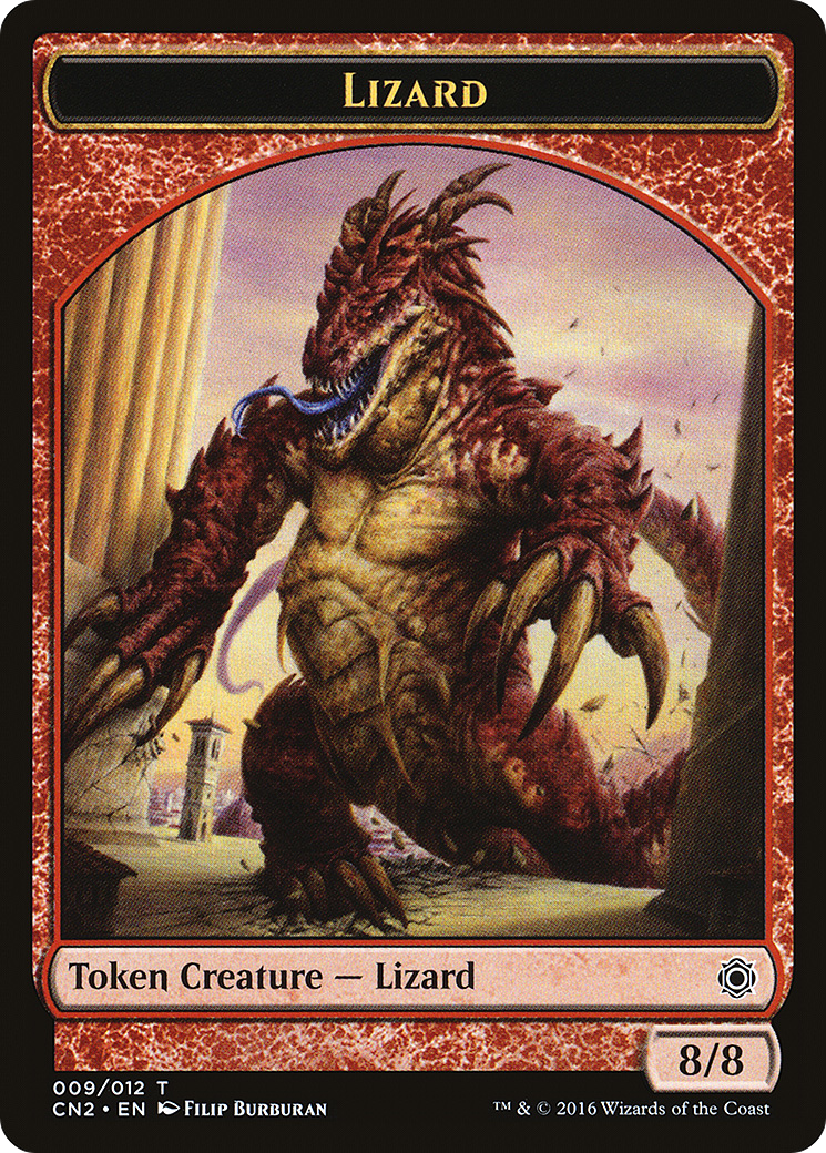 Lizard (CN2-009) [Tokens] Conspiracy: Take the Crown Tokens MTG Single Wizards of the Coast