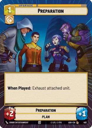 Preparation (Hyperspace) (492) [Ashes of the Empire] Star Wars: Unlimited Single Disney