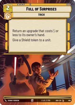 Full of Surprises (Hyperspace) (496) [Ashes of the Empire] Star Wars: Unlimited Single Disney