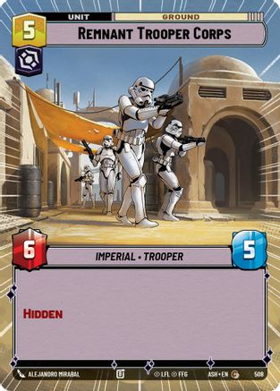 Remnant Trooper Corps (Hyperspace) (508) [Ashes of the Empire] Star Wars: Unlimited Single Disney
