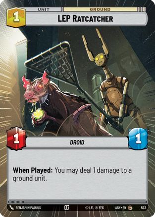LEP Ratcatcher (Hyperspace) (523) [Ashes of the Empire] Star Wars: Unlimited Single Disney